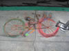 Bike Lock - sidewalk chalk art