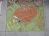 Found Fawn - sidewalk chalk art