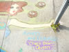 chalk art Choco Bean Queen-1 by Audrey Bagley