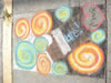 chalk art Choco-Late! by Marie Yamada-Killiea