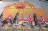 chalk art And then God Said Let There Be Cupcakes