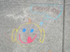 chalk art Think Chocolate