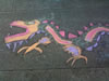 Chalk Art Contest Winner: Armored Dragon - Elizabeth Rau