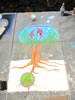 Chalk Art Contest Winner: The Root of the Matter is Found in Me - Melanie Montes