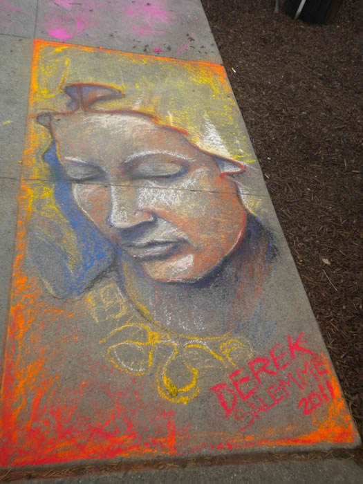 Chalk Art Runner Up: Pieta by Derek Salemme of Pleasant Hill