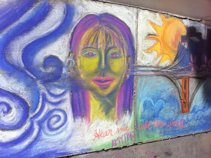 Honorable Mention - “Hear Me Call the World” by Amy Pak
