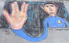 Chalk Art Honorable Mention - “Spock” by Willy Werthemer