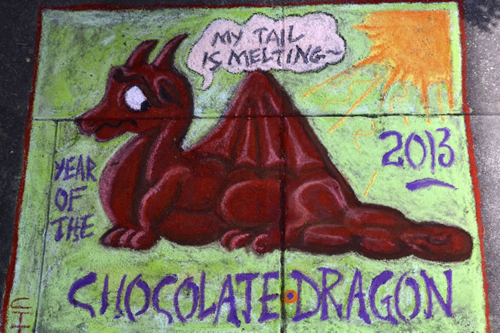 RUNNER UP: Chocolate Dragon by Candy Tutt