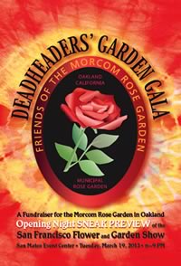 DEADHEADERS' GARDEN GALA, Morcom Rose Garden, Oakland CA
